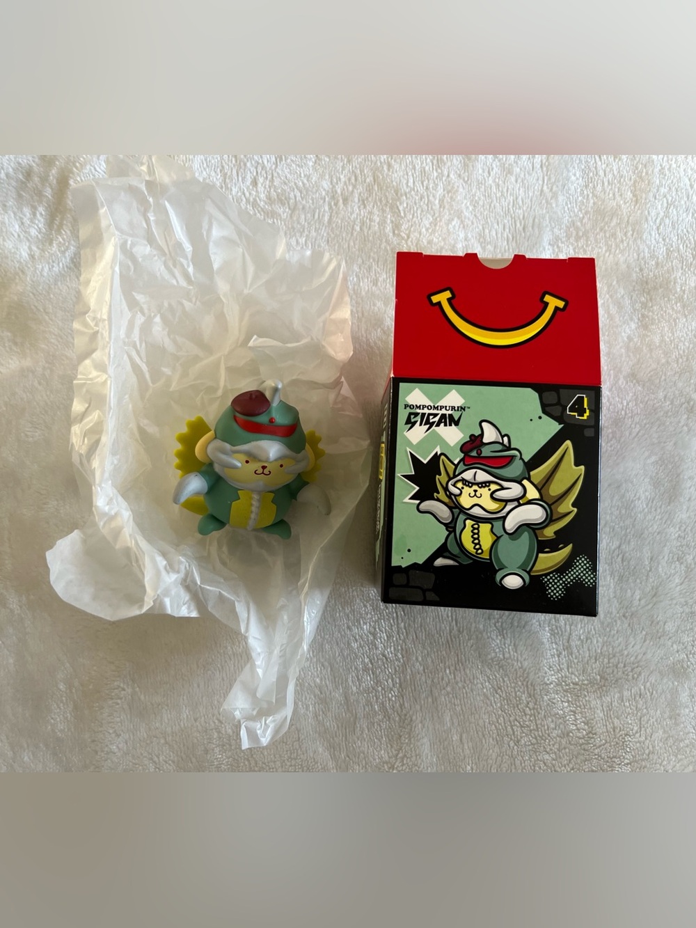 McDonald's 2026 Happy Meal Hello Kitty x Godzilla Toy #4 Pompompurin Gigan